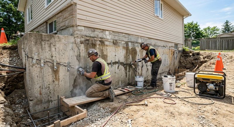 Concrete Foundation Repair in Milford, CT