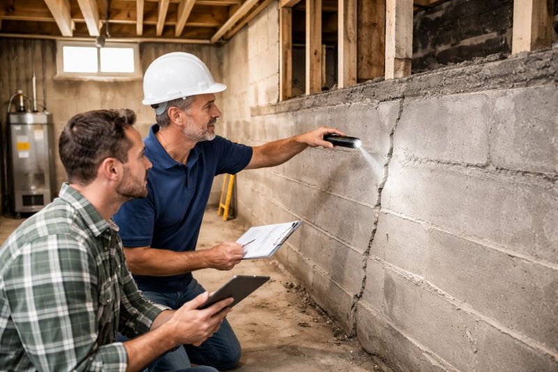 Basement Crack Repair in Shelton, CT