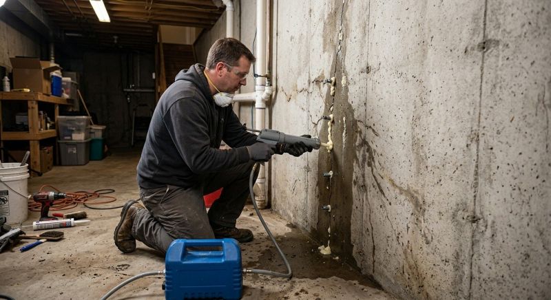 Basement Foundation Repair in Wallingford, CT