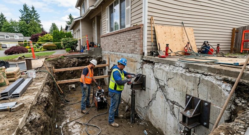 Building Foundation Repair in Darien, CT