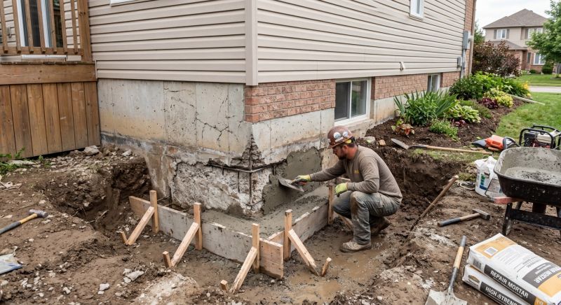 Concrete Foundation Repair in Branford, CT
