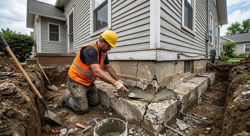 Concrete Foundation Repair in New Fairfield, CT
