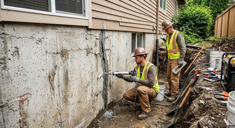 Cracked Foundation Repair in Bethel, CT