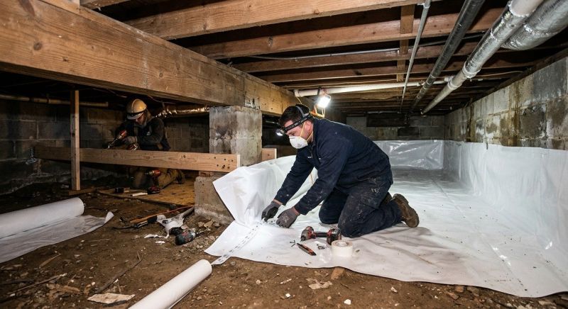Crawl Space Leveling in Shelton, CT