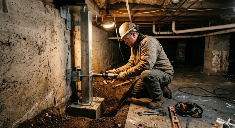 Crawlspace Foundation Repair in Derby, CT