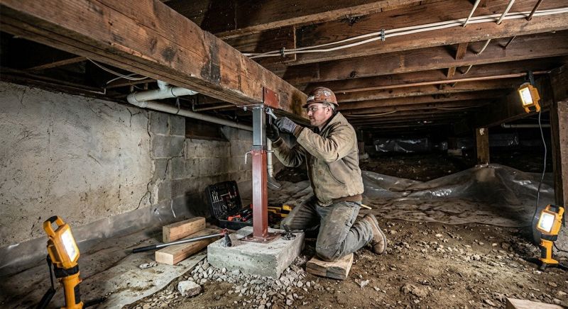 Crawlspace Foundation Repair in Meriden, CT