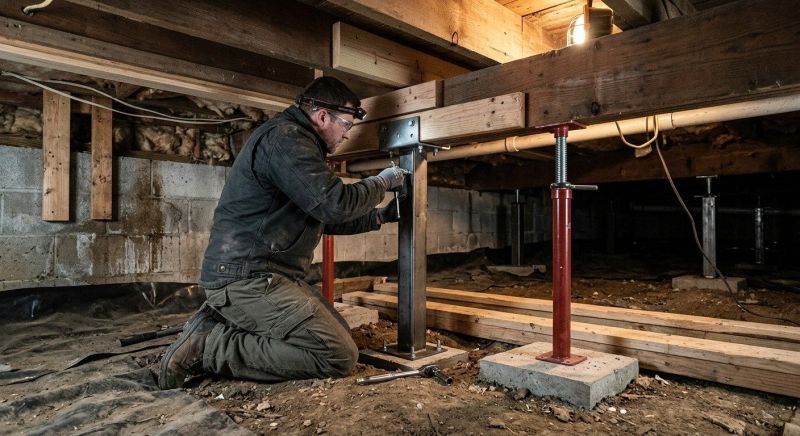Crawlspace Structural Repair in Shelton, CT