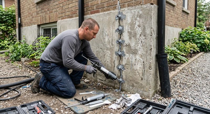 Foundation Crack Repair in Watertown, CT
