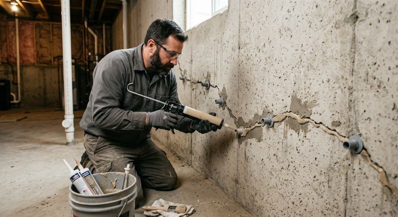 Foundation Cracks Repair in Shelton, CT