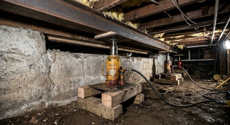 Foundation Jacking in Bethlehem, CT