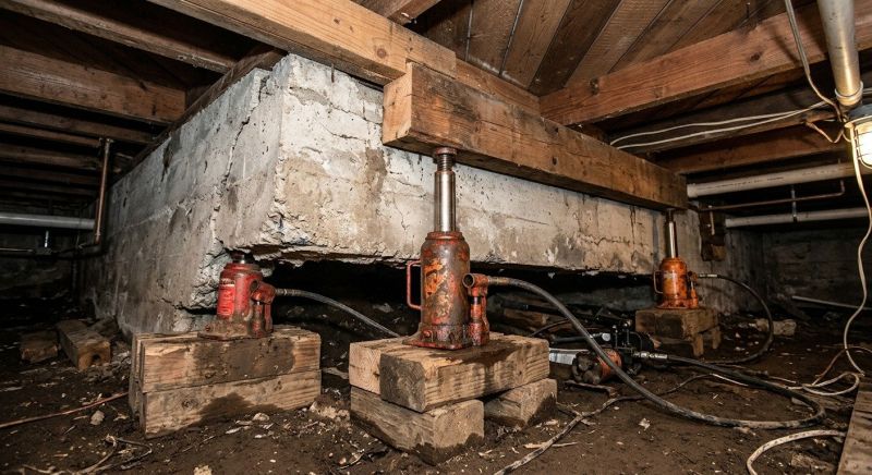 Foundation Jacking in Derby, CT
