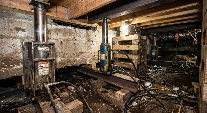 Foundation Jacking in Newtown, CT