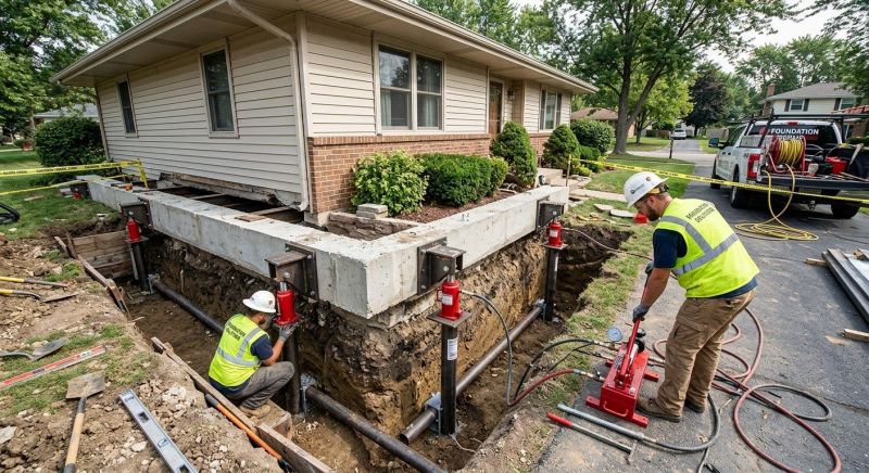 Foundation Jacking in Ridgefield, CT
