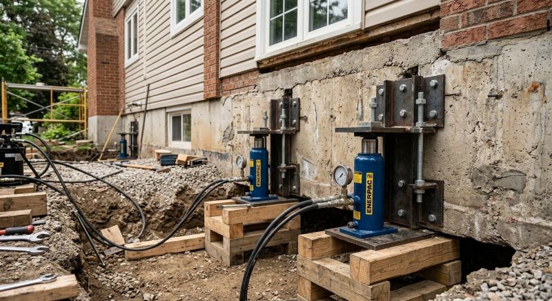 Foundation Jacking in Wallingford, CT