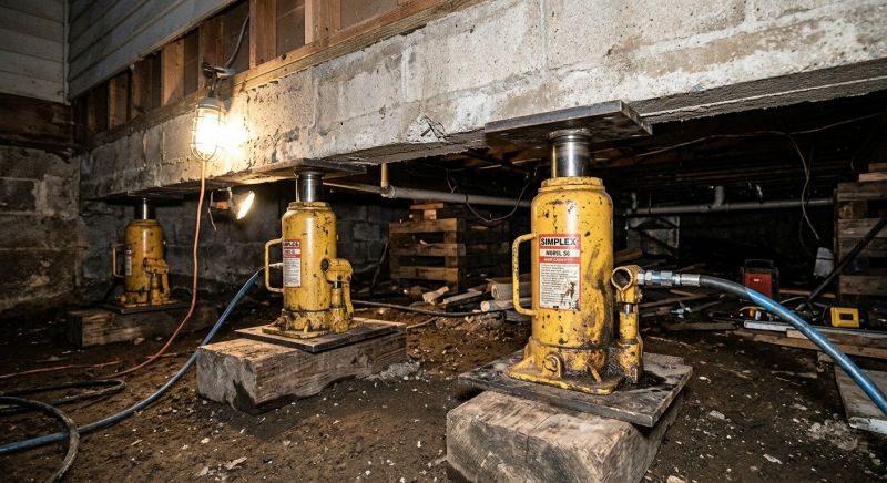 Foundation Jacking in Waterbury, CT