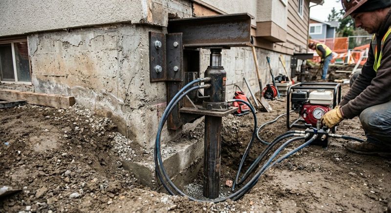 Foundation Lifting in Brookfield, CT