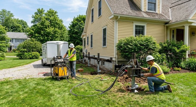 Foundation Lifting in Middlebury, CT