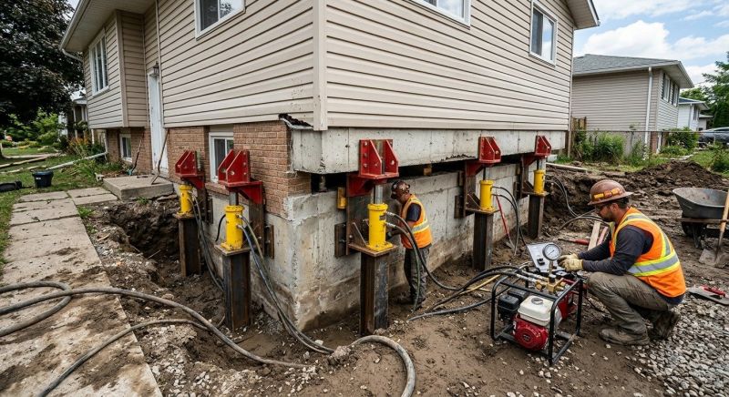 Foundation Lifting in Naugatuck, CT