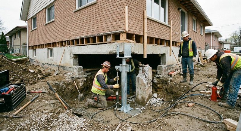 Foundation Pier Repair in Shelton, CT