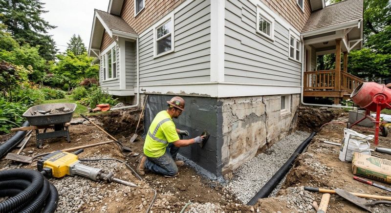 Foundation Renovation in Shelton, CT