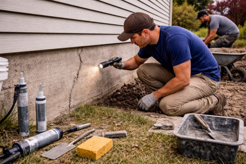 Foundation Repair in Branford, CT