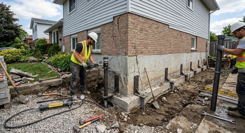 Foundation Stabilizing in Bridgewater, CT