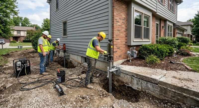 Foundation Stabilizing in Southbury, CT