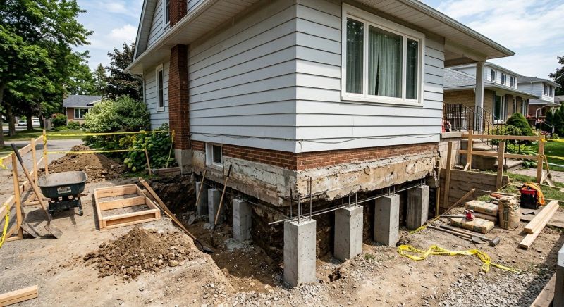 Foundation Underpinning in Shelton, CT