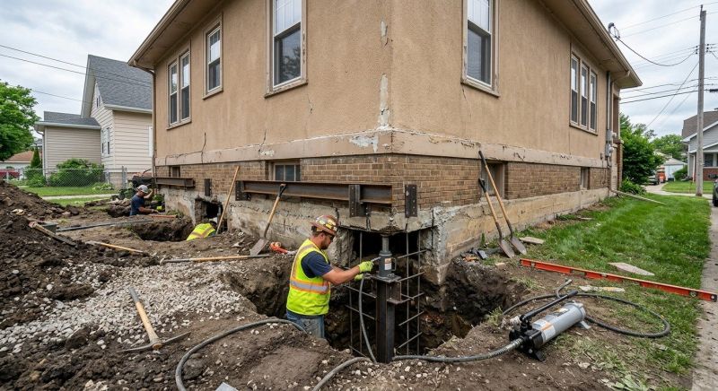 Foundation Underpinning in Shelton, CT