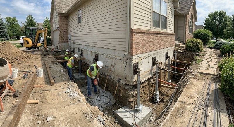 House Underpinning in Shelton, CT