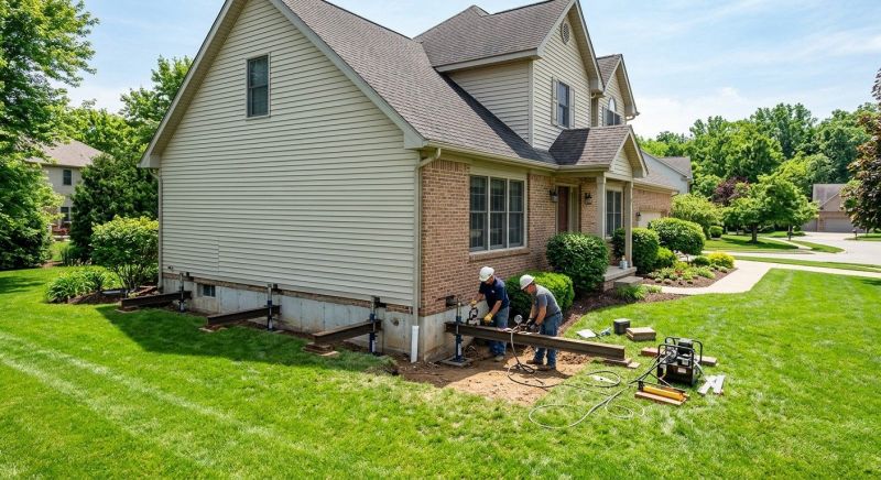 Settling Foundation Service in Easton, CT
