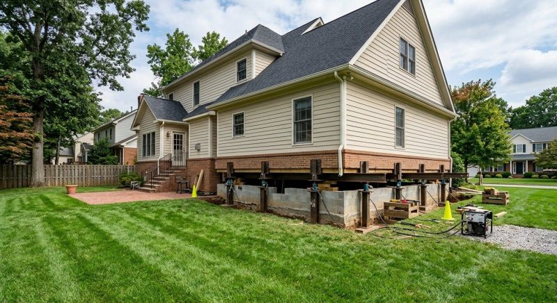 Settling Foundation Service in Newtown, CT