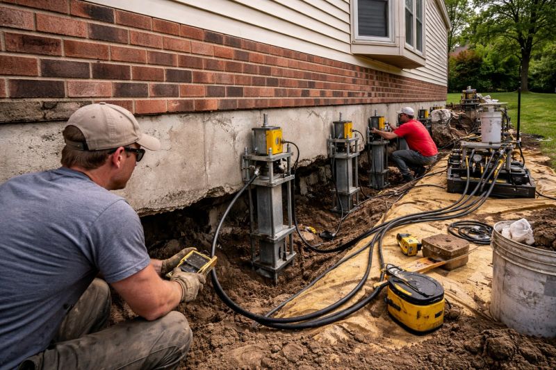 Settling Foundation Service in North Haven, CT