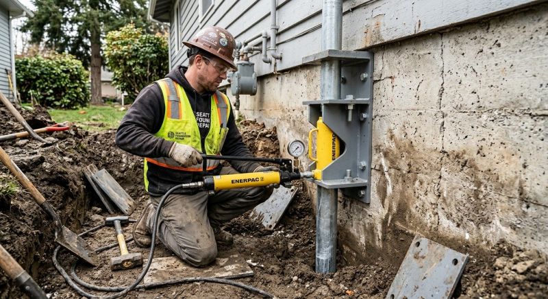 Settling Foundation Service in Redding, CT