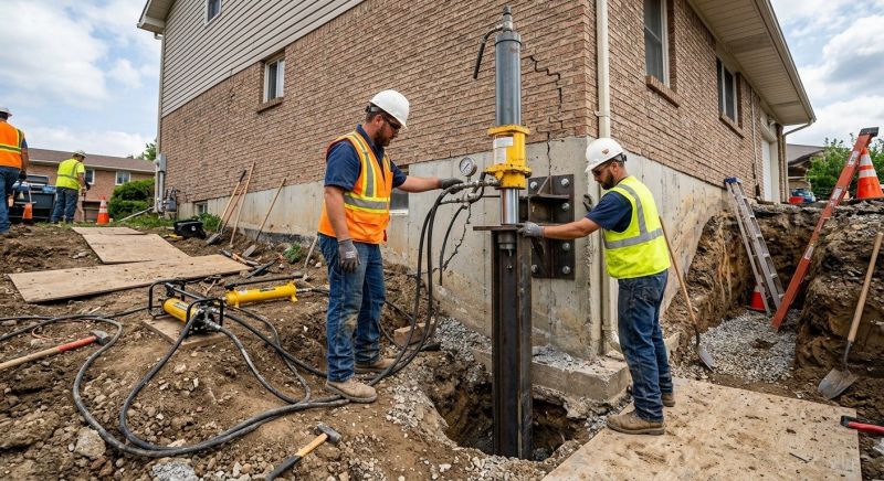 Settling Foundation Service in Ridgefield, CT