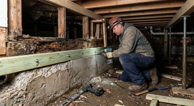 Sinking Foundation Repair in Norwalk, CT