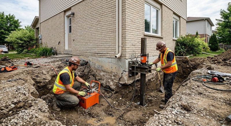 Sinking Foundation Repair in Pound Ridge, NY