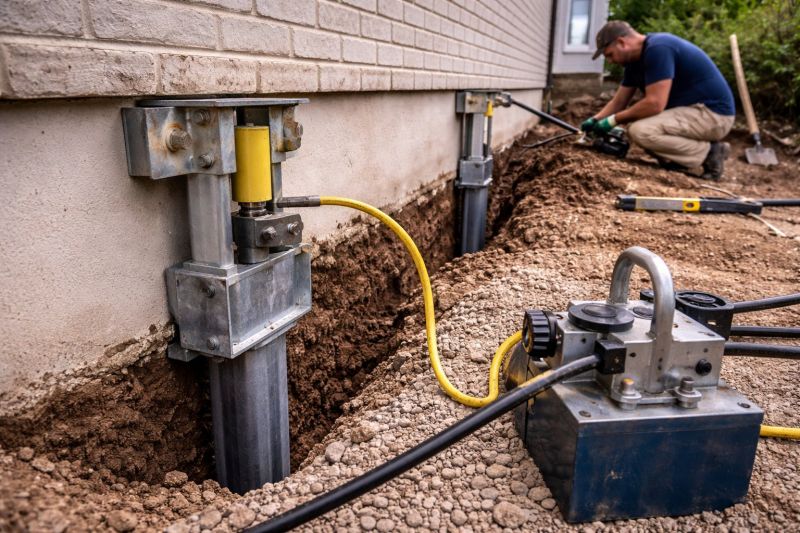 Sinking Foundation Repair in Thomaston, CT