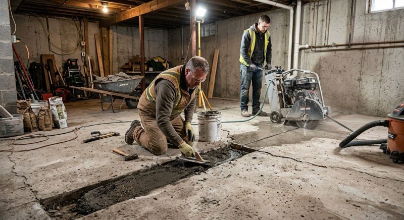 Slab Foundation Repair in Shelton, CT