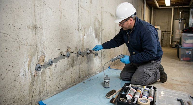 Structural Crack Repair in Shelton, CT