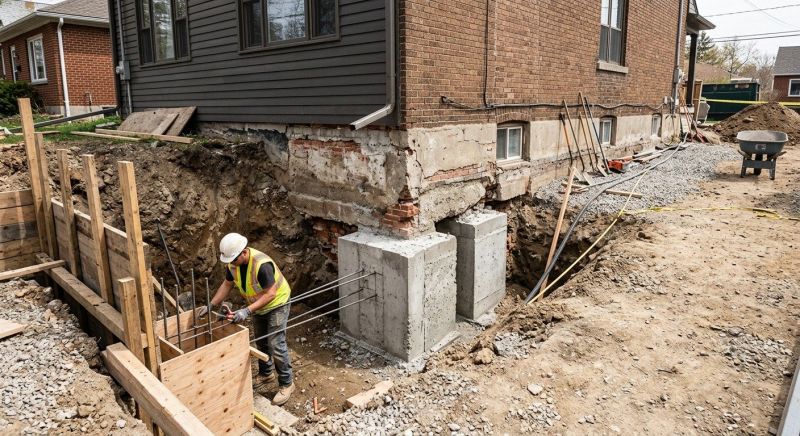 Structural Underpinning in Shelton, CT