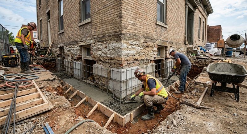 Underpinning Repair in Shelton, CT