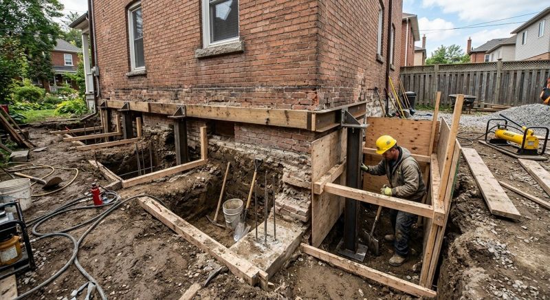 Underpinning Repair in Shelton, CT